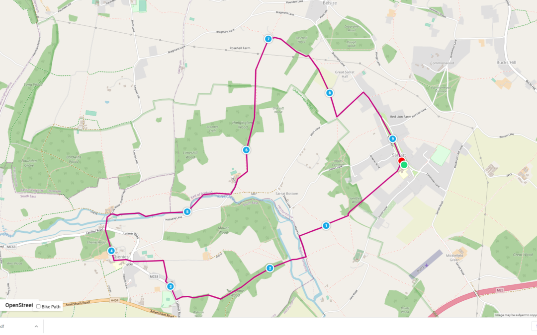 The Chess Valley Chenies Loop (5.7miles)